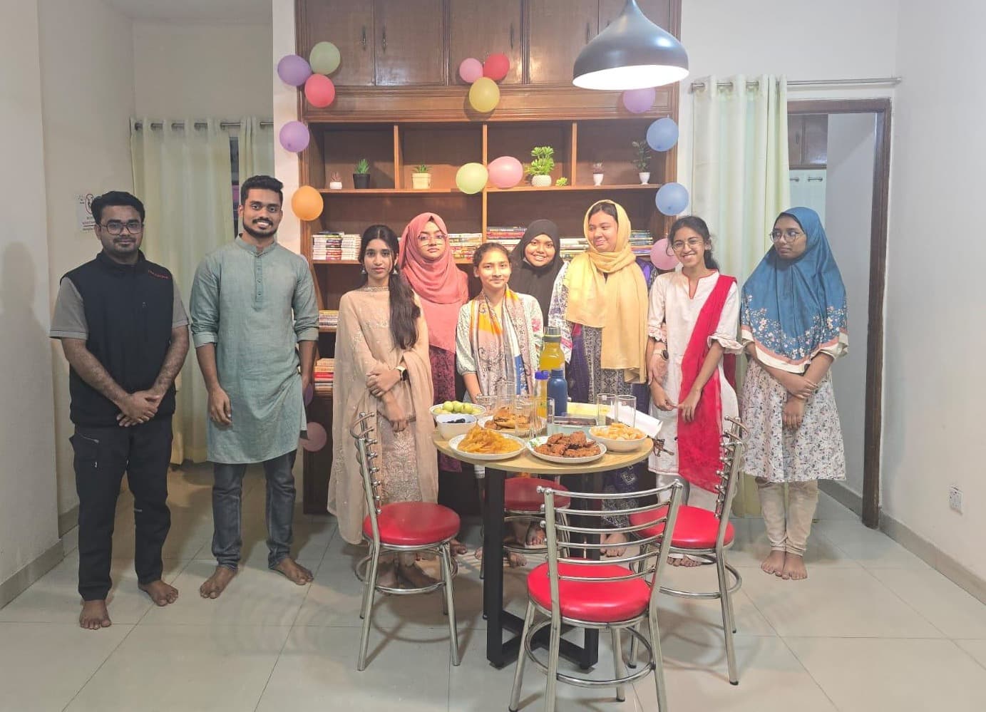 SAGE Academy team with students